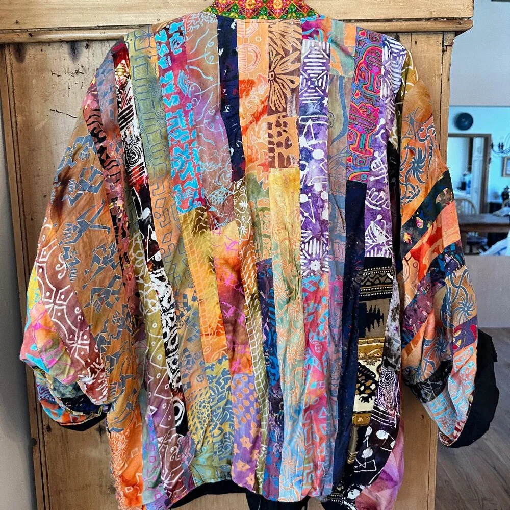 Multicolor Patchwork Jacket - Picture 3 of 6